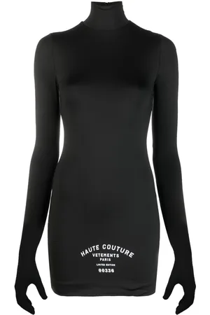 Vetements Logo-print minidress