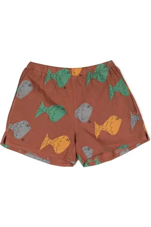Bobo Choses All-over print organic-cotton shorts