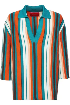 La DoubleJ Bay Polo stripe-pattern jumper