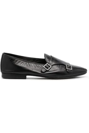 HENDERSON BARACCO Buckle detail leather slippers