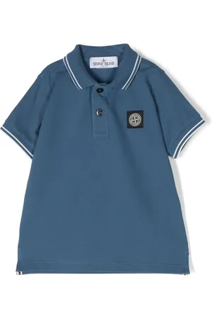 Stone Island Compass logo-patch polo shirt