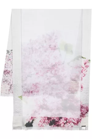 Faliero Sarti Scarves - Floral-print silk scarf
