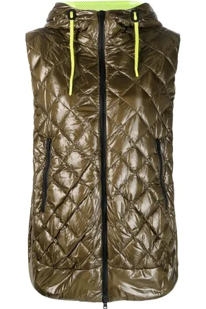 HERNO Zip-up hooded quilted gilet