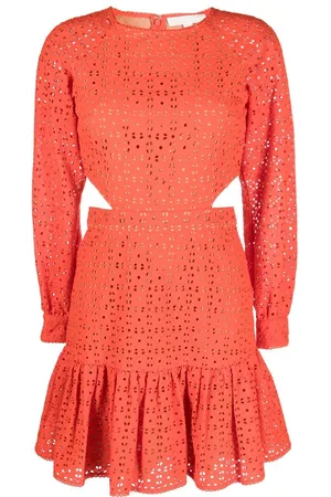 Michael Kors Floral eyelet cut-out dress