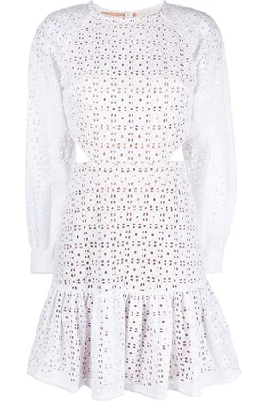 Michael Kors Floral eyelet cut-out dress