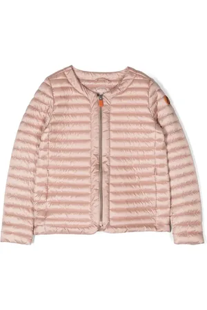 save the duck Logo-patch padded jacket