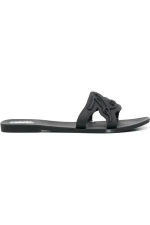 Karl Lagerfeld Signature jelly slides