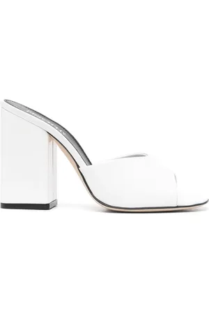 PARIS TEXAS Anja 105mm leather mules
