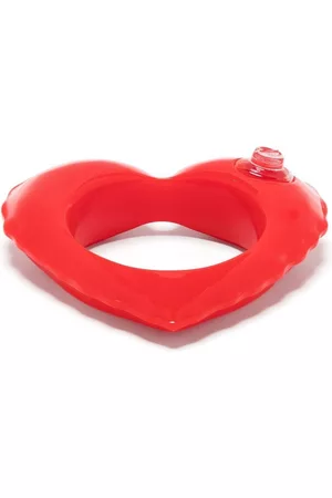 Moschino Women Bracelets & Bangles - Inflatable heart-motif resin bangle