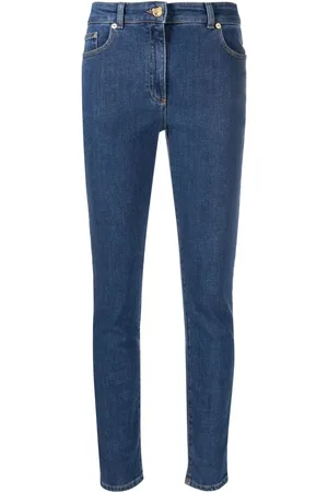 Moschino Teddy Bear-detail slim-fit jeans