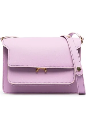 Marni Trunk leather shoulder bag