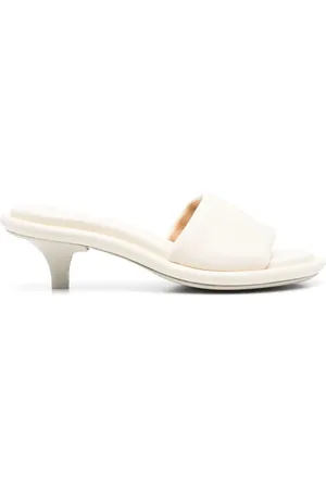 MARSÈLL Calf-leather kitten-heel mules