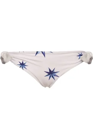La DoubleJ Side-tie star-print brief