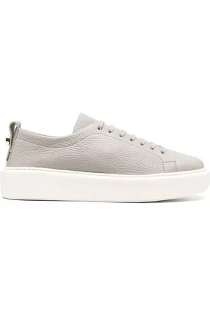 HENDERSON BARACCO Pebbled-finish low-top sneakers