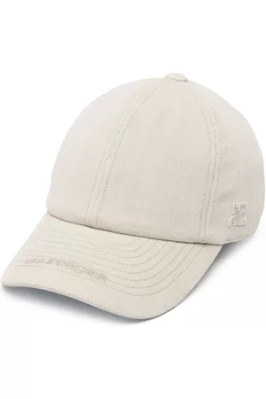 Courrèges Logo-patch cotton cap