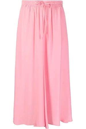 P.A.R.O.S.H. Drawstring waistband silk skirt
