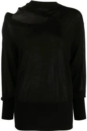 Stella McCartney Cut out-detail knitted top