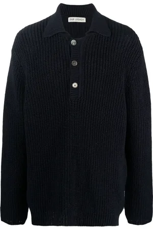 OUR LEGACY Ribbed-knit cotton jumper