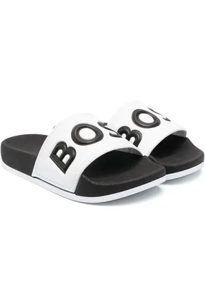 HUGO BOSS Embossed-logo slides