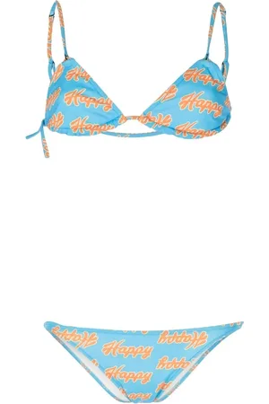 Natasha Zinko All-over Happy-print bikini set