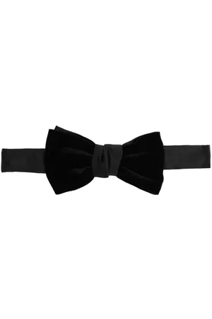 Lanvin Velvet contrast bow tie