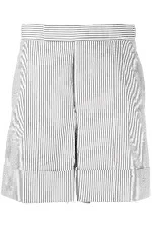 Thom Browne Seersucker striped tailored shorts