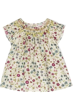 BONPOINT Ella floral-print short-sleeved blouse