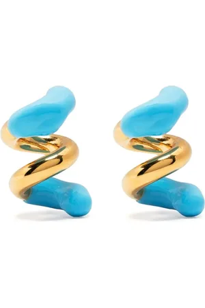 SUNNEI Small rubberized curly earrings