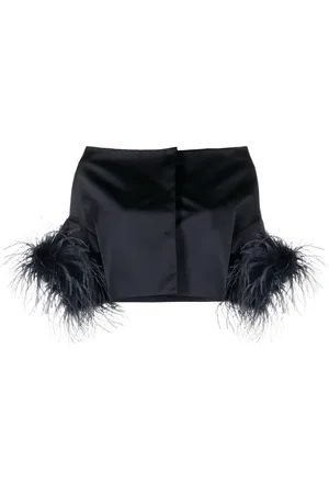 P.A.R.O.S.H. Feather-trim jacket