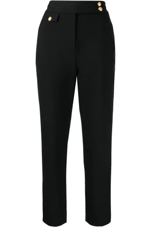 VERONICA BEARD Renzo slim-fit cropped trousers