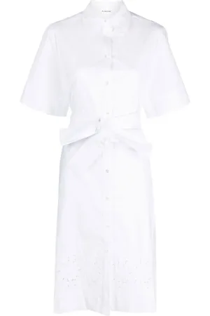 P.A.R.O.S.H. Floral-lace shirt dress
