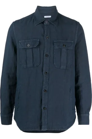 Boglioli Chest-pockets linen shirt