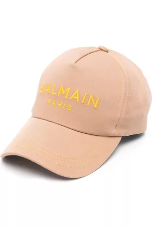 Balmain Embroidered-logo baseball cap