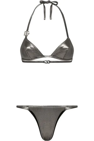 Dolce & Gabbana KIM DOLCE&GABBANA DG-logo triangle bikini