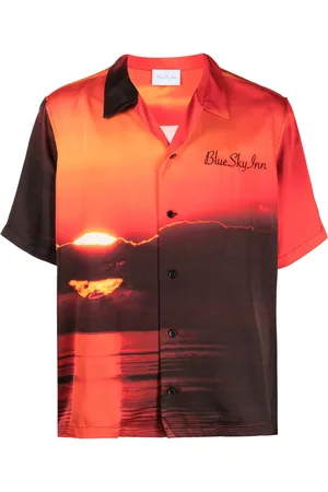 BLUE SKY INN Suncloud logo-embroidered shirt