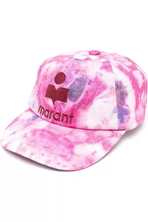 Isabel Marant Men Caps - Marbled-print logo cap