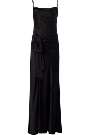 Cinq A Sept Side slit silk dress