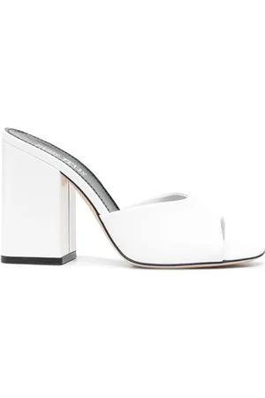 PARIS TEXAS Anja 105mm leather mules