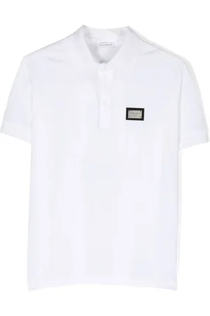 Dolce & Gabbana Logo-plaque polo shirt