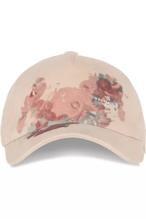 Balmain Sky-printed cap