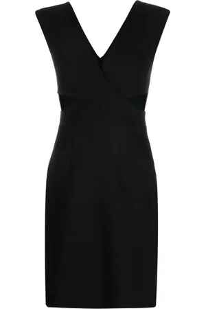 GENNY Cut-out detail short dress