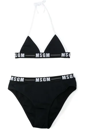 Msgm Logo-print strap bikini