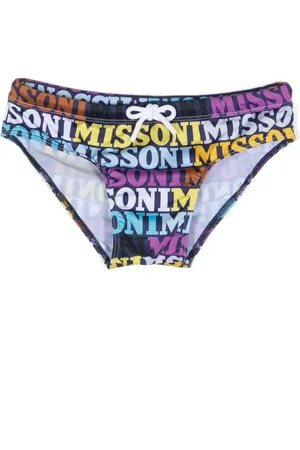 Missoni Logo-print swim trunks