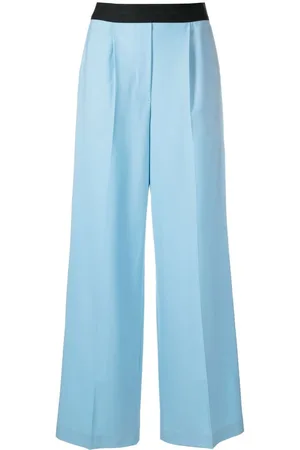 Msgm Logo-waistband tailored trousers