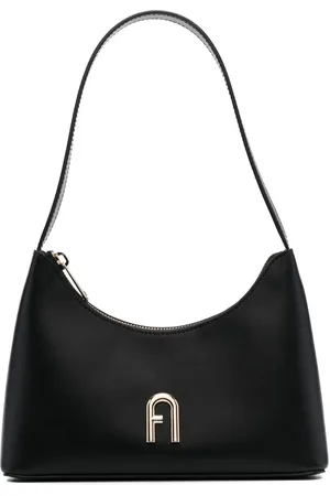 Furla Logo-plaque leather shoulder bag