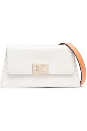 Furla Twist-lock leather crossbody bag