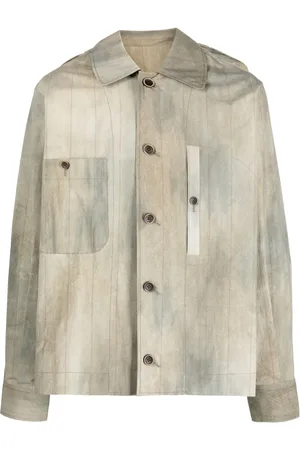 UMA WANG Faded-effect long-sleeve shirt