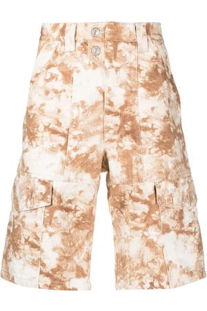 Isabel Marant Bleached-effect cargo shorts