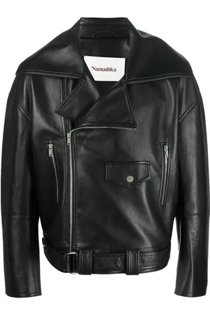 Nanushka Zipped biker jacket