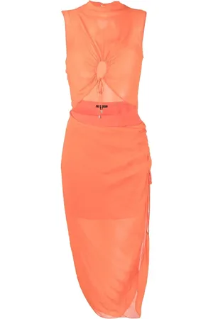 Patrizia Pepe Cut-out transparent midi dress